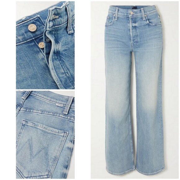 💕MOTHER💕 High Waisted Spinner Skimp Jeans ~ Fish Out of Water 29 NWT - Picture 12 of 17